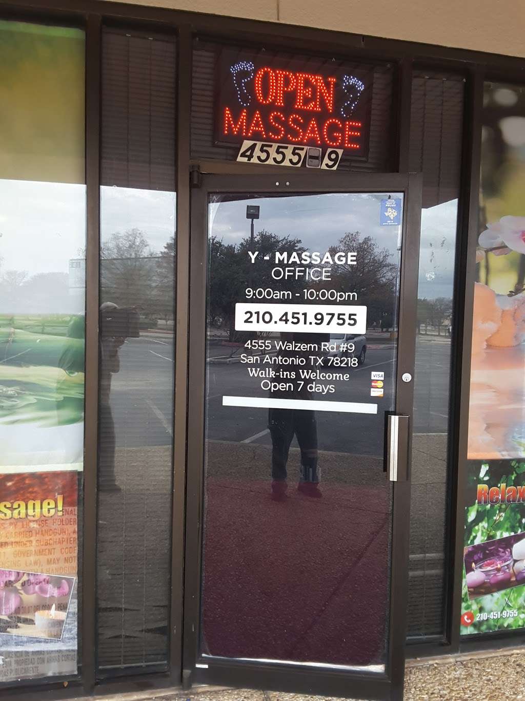 Y Massage | 4555 Walzem Rd #9, San Antonio, TX 78218, USA | Phone: (210) 451-9755