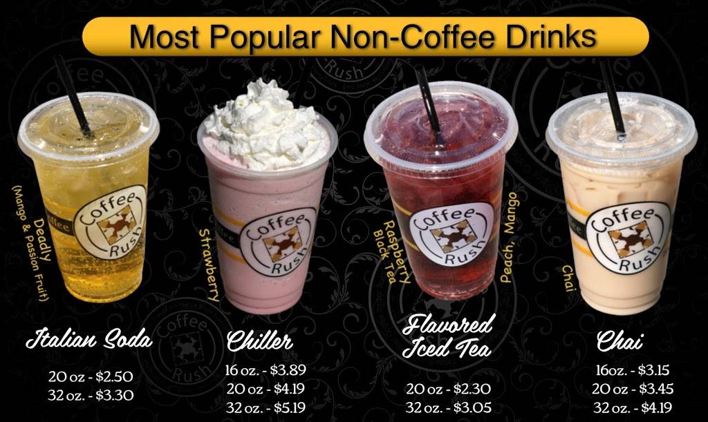 Coffee Rush | 53 N Val Vista Dr, Gilbert, AZ 85234, USA | Phone: (480) 545-1045