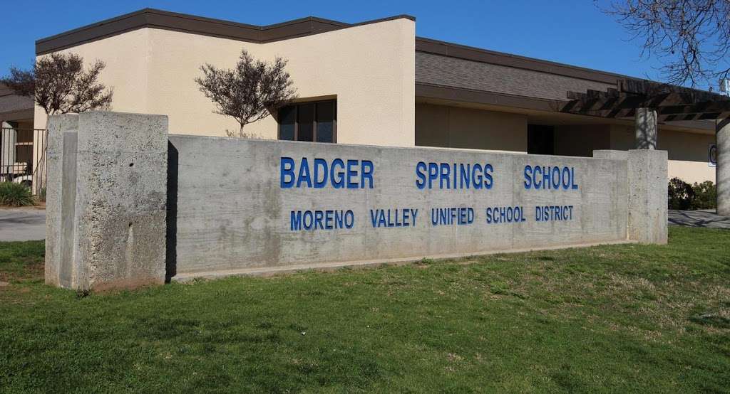 Badger Springs Middle School | 24750 Delphinium Ave, Moreno Valley, CA 92553, USA | Phone: (951) 571-4200