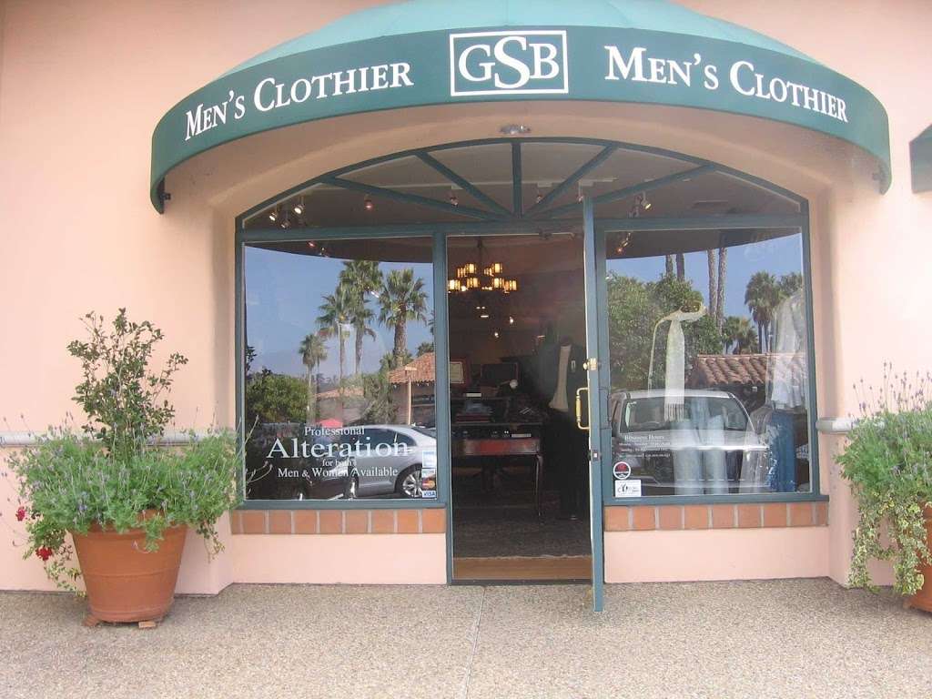 GSB Mens Clothier | 16085 San Dieguito Rd, Rancho Santa Fe, CA 92091, USA | Phone: (858) 759-6647