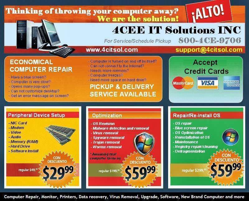4CEE IT Solutions INC | 16208 Michigan Ct, Crest Hill, IL 60403, USA | Phone: (815) 306-4222