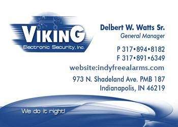 Viking Electronic Security | 2832 Sheffield Dr, Indianapolis, IN 46229, USA | Phone: (317) 894-8182