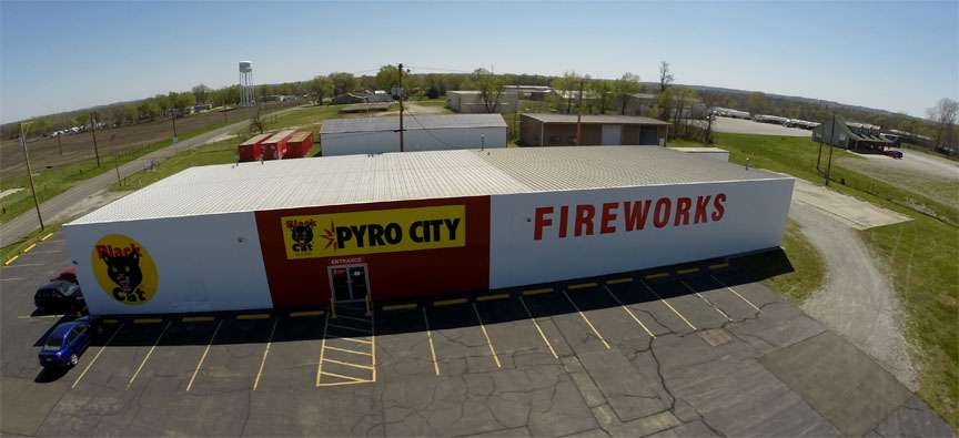 Pyro City Fireworks - Bates City | 102 E Old Hwy 40, Bates City, MO 64011, USA | Phone: (816) 690-3922