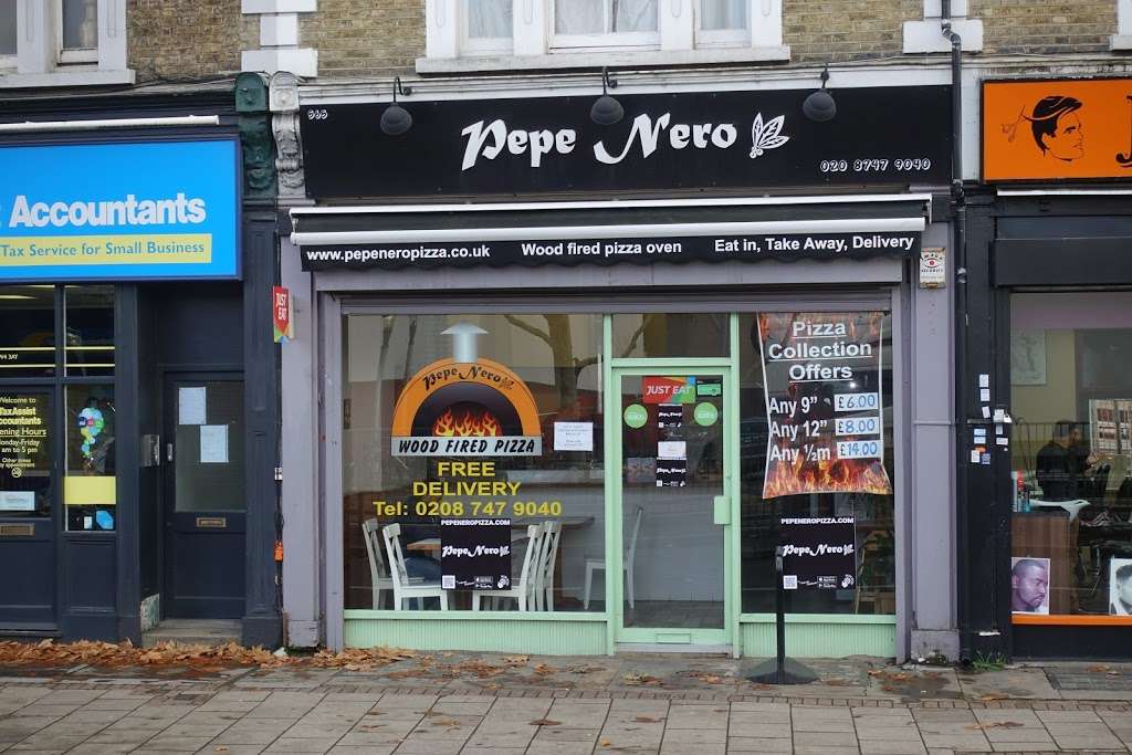 PepeNero Pizza | 565 Chiswick High Rd, Chiswick, London W4 3AY, UK | Phone: 020 8747 9040