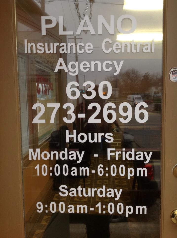 Plano Insurance Central Agency | 4 E South St, Plano, IL 60545, USA | Phone: (630) 273-2696