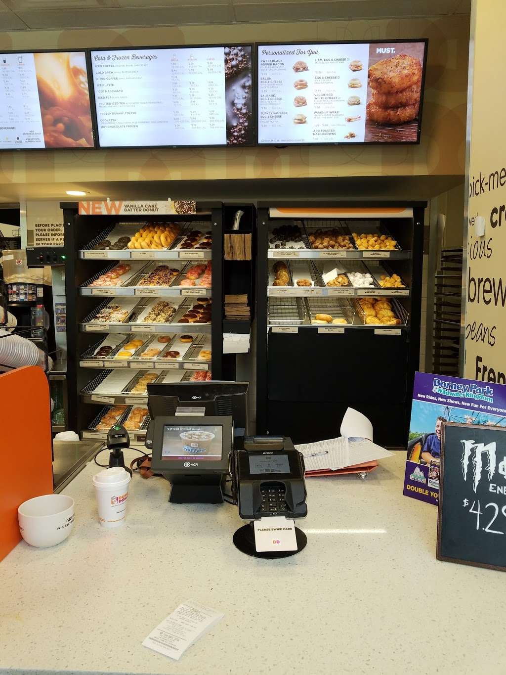 Dunkin Donuts | Sunoco Gas Station, 2999 Bear Creek Blvd, Plains, PA 18702, USA | Phone: (570) 824-1770