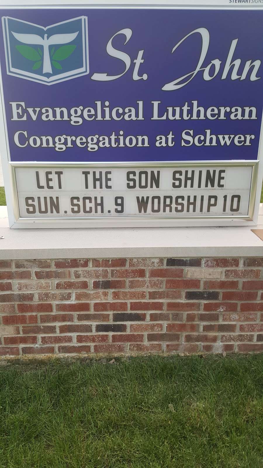 St John Evangelical Lutheran Congregation at Schwer | 1812 E 1130 North Rd, Milford, IL 60953 | Phone: (815) 889-4750