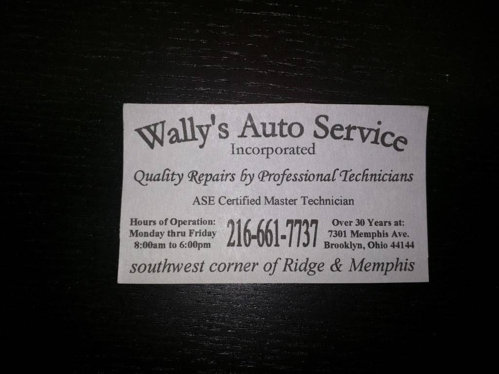 Wallys Auto Service | 7301 Memphis Ave, Brooklyn, OH 44144, USA | Phone: (216) 661-7737
