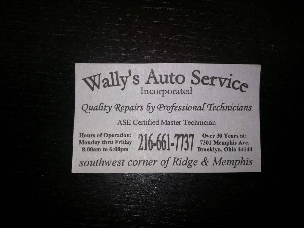 Wallys Auto Service | 7301 Memphis Ave, Brooklyn, OH 44144 | Phone: (216) 661-7737