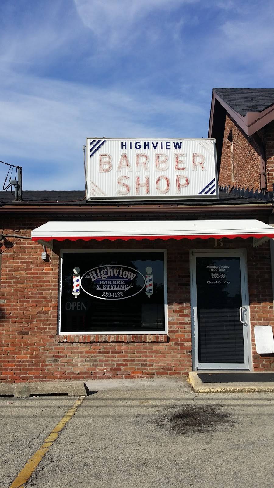 Highview Barber Shop in 7403 Fegenbush Ln B, Louisville, KY 40228, USA