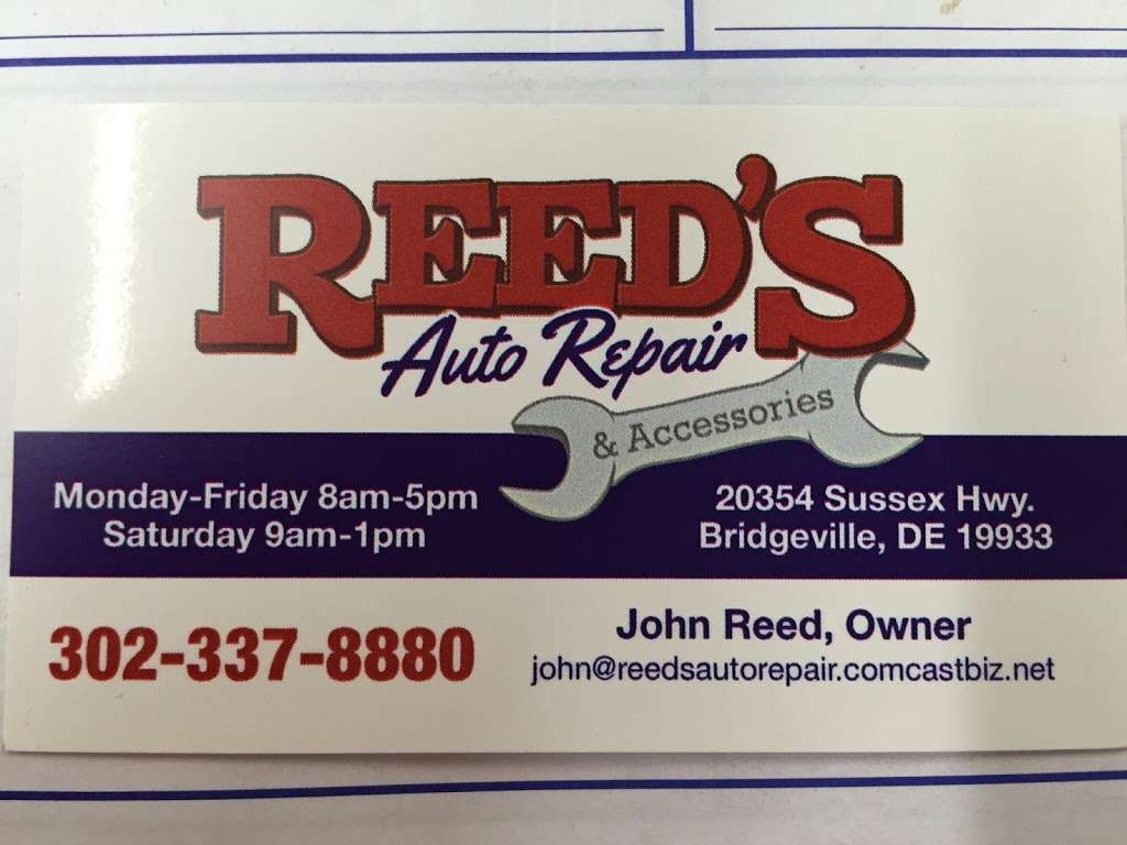 Reeds Auto Repair | 20578 Sussex Hwy, Seaford, DE 19973, USA | Phone: (302) 337-8880