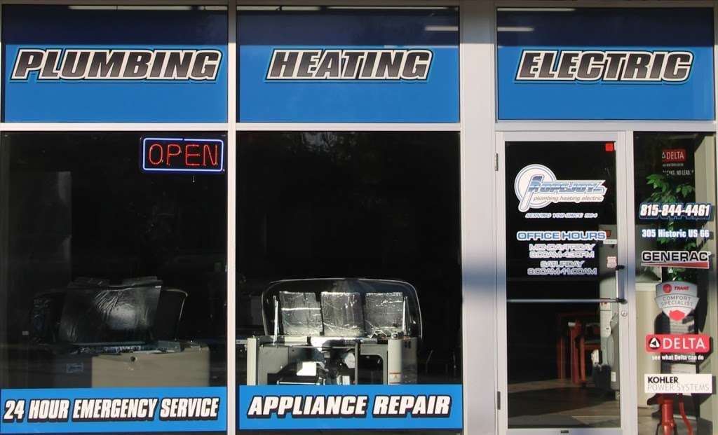 Popejoy Plumbing, Heating, Electric and Geothermal | 305 Historic U.S. 66, Pontiac, IL 61764, USA | Phone: (815) 246-3291