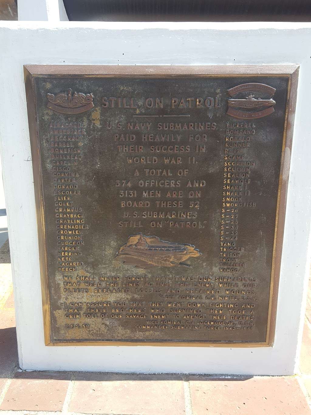 WWII Submarine Memorial | 842-1010 Seal Beach Blvd, Seal Beach, CA 90740, USA | Phone: (562) 626-7215