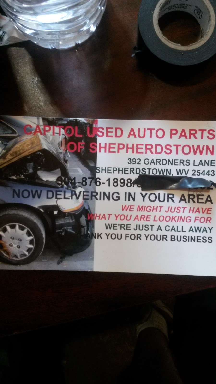 Shepherdstown Auto Parts | 392 Gardners Ln, Shepherdstown, WV 25443, USA | Phone: (304) 876-1898