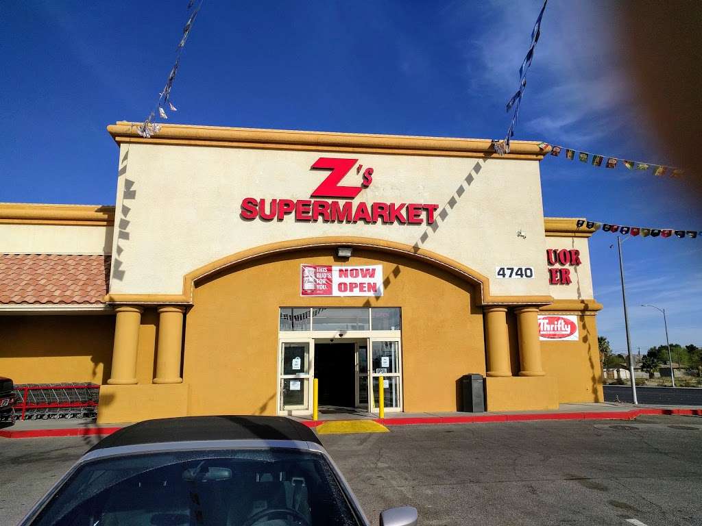 Zs Supermarket | 4740 E Owens Ave, Las Vegas, NV 89110, USA | Phone: (702) 805-5206