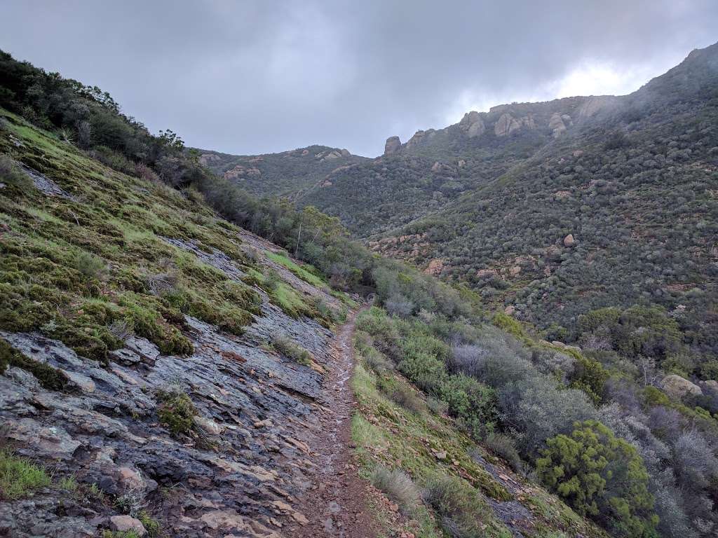 Sandstone Peak Trailhead Parking | 12860-, 12896 Yerba Buena Rd, Malibu, CA 90265, USA