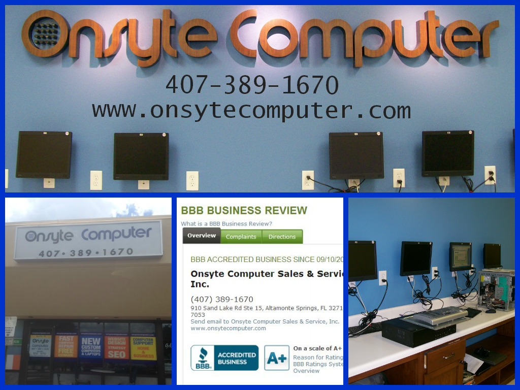 Onsyte Computer Sales & Services (Insyte Security) | 910 Sand Lake Rd #15, Altamonte Springs, FL 32714, USA | Phone: (407) 389-1670