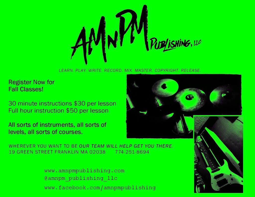 AMNPM PUBLISHING LLC | 19 Green St, Franklin, MA 02038, USA | Phone: (774) 251-8694