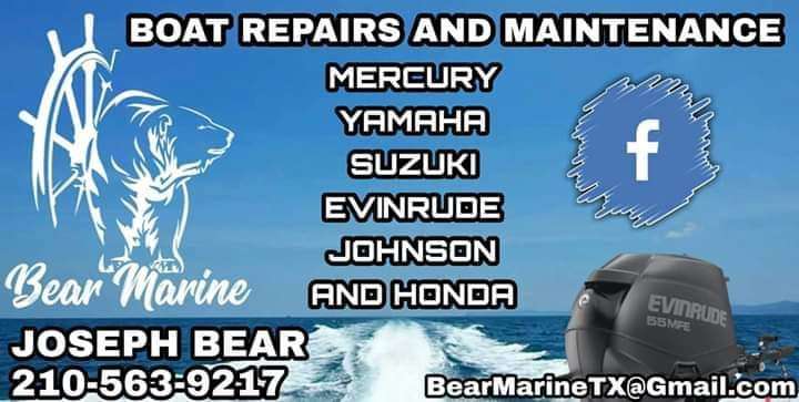 Bear Marine | 7338 Glen Brook Dr, San Antonio, TX 78239, USA | Phone: (210) 563-9217