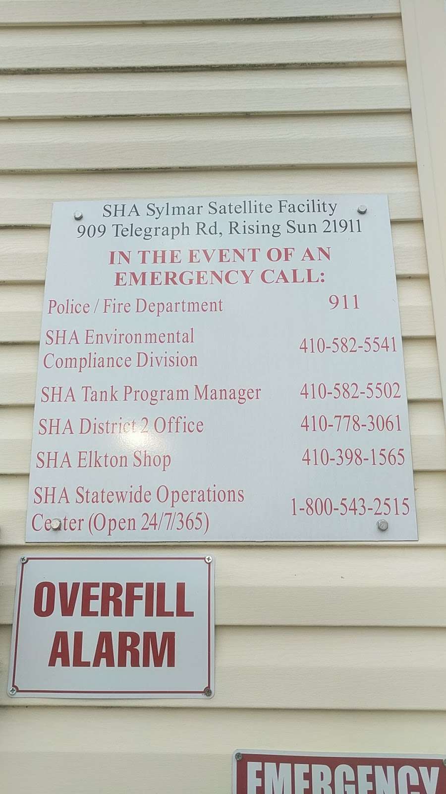 State Highway Administration Sylmar Satellite Facility | 909 Telegraph Rd, Rising Sun, MD 21911, USA | Phone: (410) 658-6999