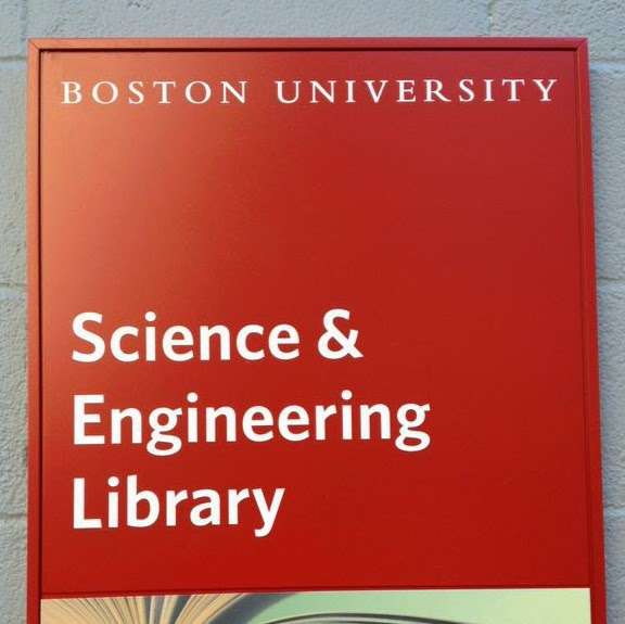 Science and Engineering Library | 38 Cummington Mall, Boston, MA 02215, USA | Phone: (617) 353-3733