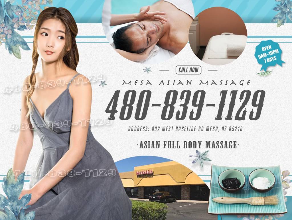 Mesa Asian Massage | 832 W Baseline Rd, Mesa, AZ 85210, USA | Phone: (480) 839-1129