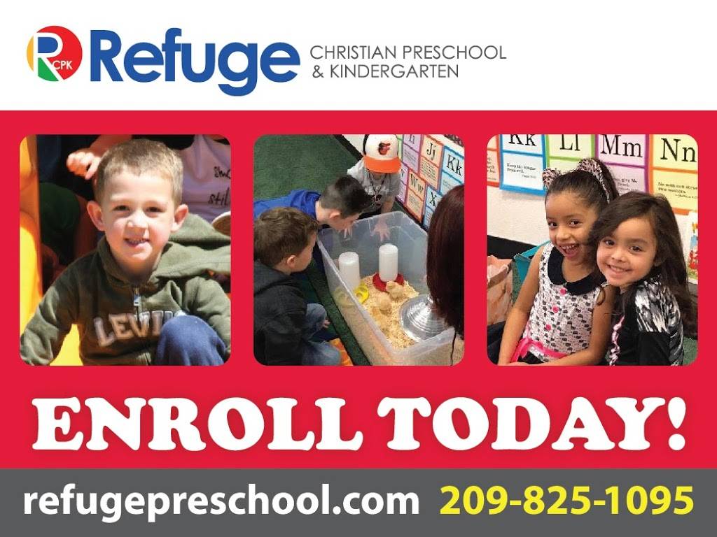 Refuge Christian Preschool & Kindergarten | 486 Button Ave, Manteca, CA 95336, USA | Phone: (209) 825-1095