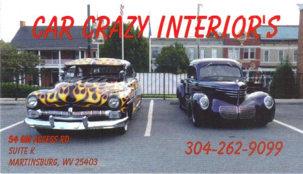 car crazy interiors | 54 General Motors Access Rd Suite K, Martinsburg, WV 25403, USA | Phone: (304) 262-9099