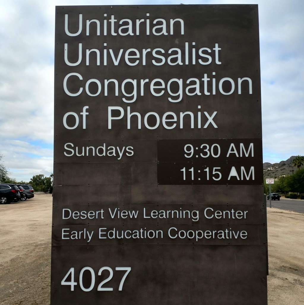 Unitarian Universalist Congregation of Phoenix | 4027 E Lincoln Dr, Paradise Valley, AZ 85253, USA | Phone: (602) 840-8400