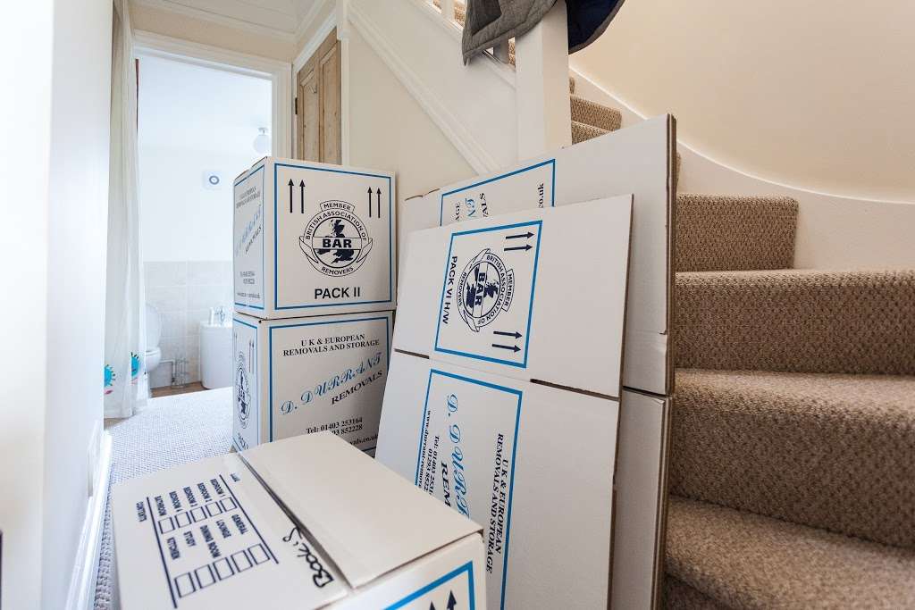 D Durrant Removals Ltd | 4 The Courtyard Holmbush Farm Crawley Road Faygate, Horsham RH12 4SE, UK | Phone: 01293 852228