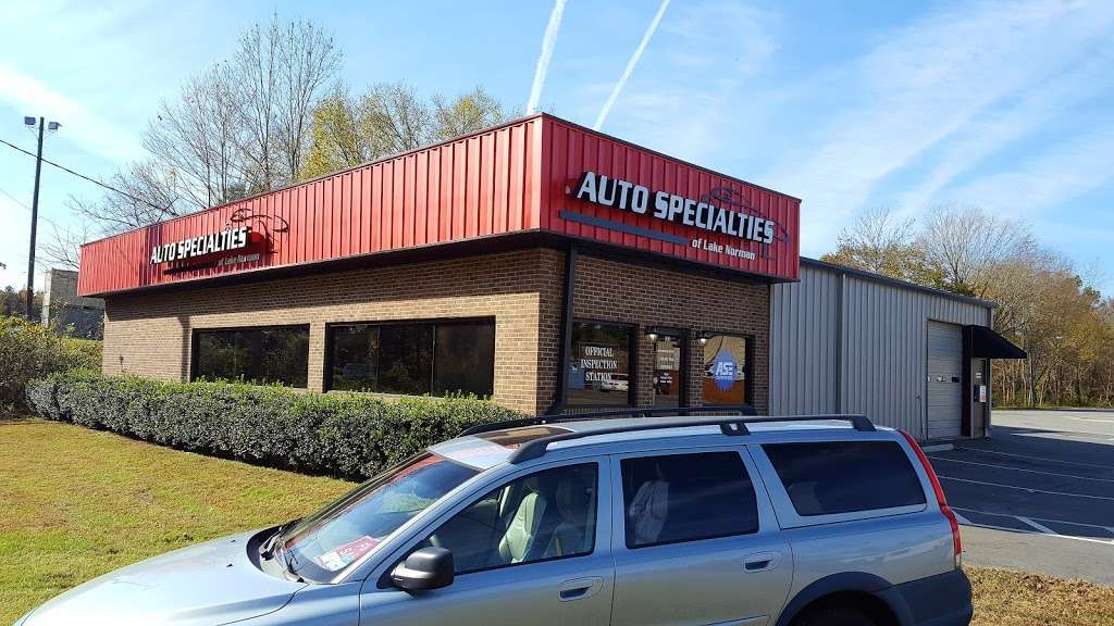 Auto Specialties of Lake Norman | 100 Center Ln, Huntersville, NC 28078, USA | Phone: (704) 201-7334