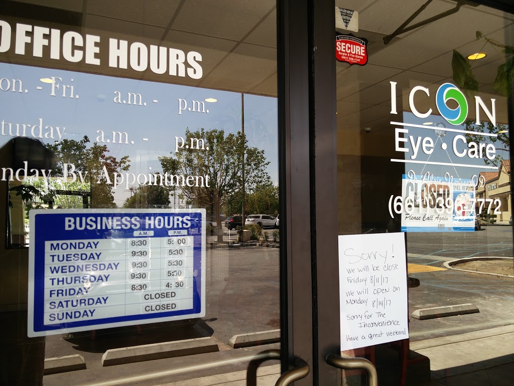 Icon Eye Care | 3880 Gosford Rd ste# 200, Bakersfield, CA 93309, USA | Phone: (661) 396-7772