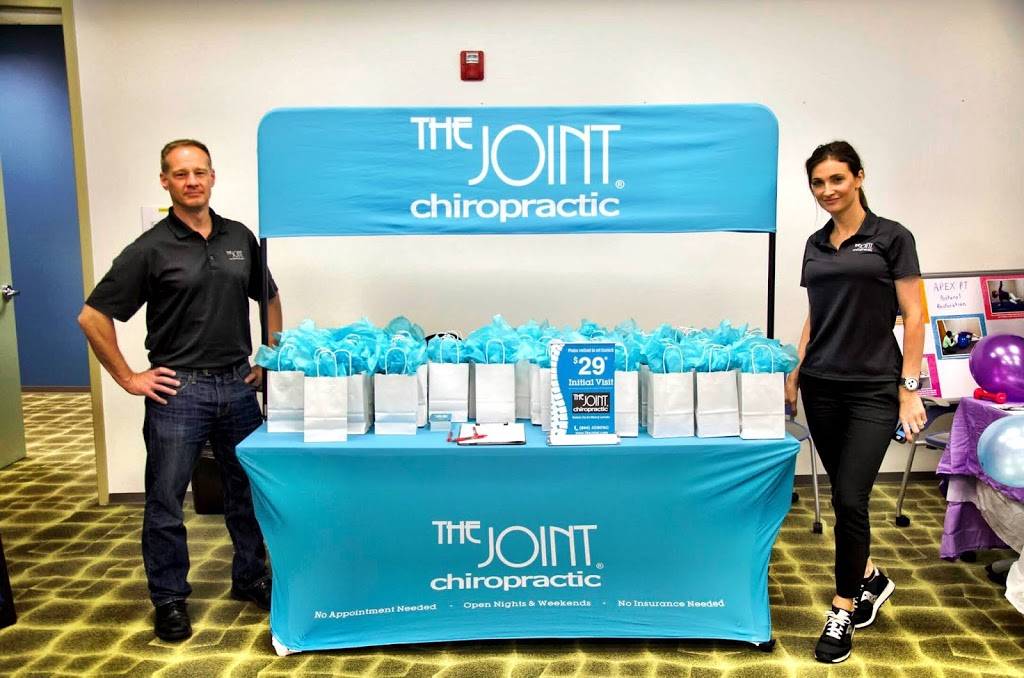 The Joint Chiropractic | 8531 Brier Creek Pkwy suite 113, Raleigh, NC 27617, USA | Phone: (919) 769-6623