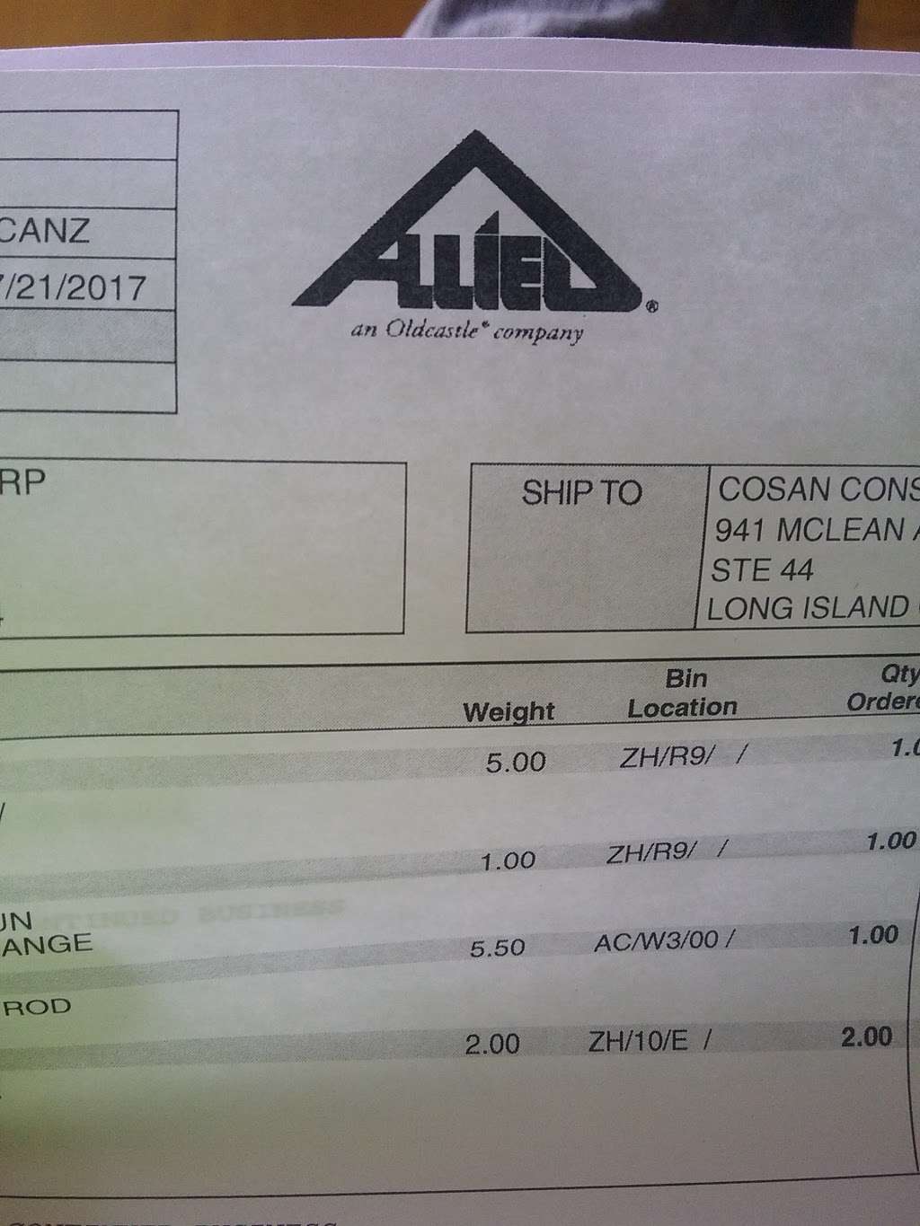 Allied Building Products, A Beacon Roofing Supply Company | 42-16 11th St, Long Island City, NY 11101, USA | Phone: (718) 706-0145