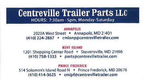 Centreville Trailer Parts LLC (Administrative Office) | 601 Ruthsburg Rd, Centreville, MD 21617 | Phone: (410) 758-1333