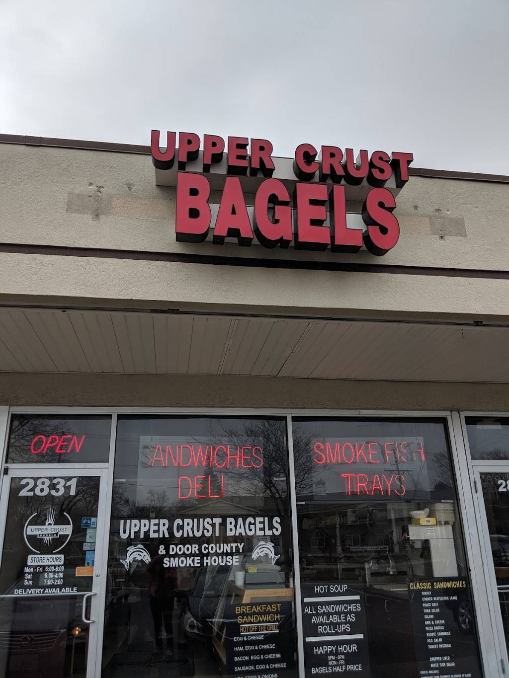 Upper Crust Bagel | 2831 Dundee Rd, Northbrook, IL 60062, USA | Phone: (847) 559-9229