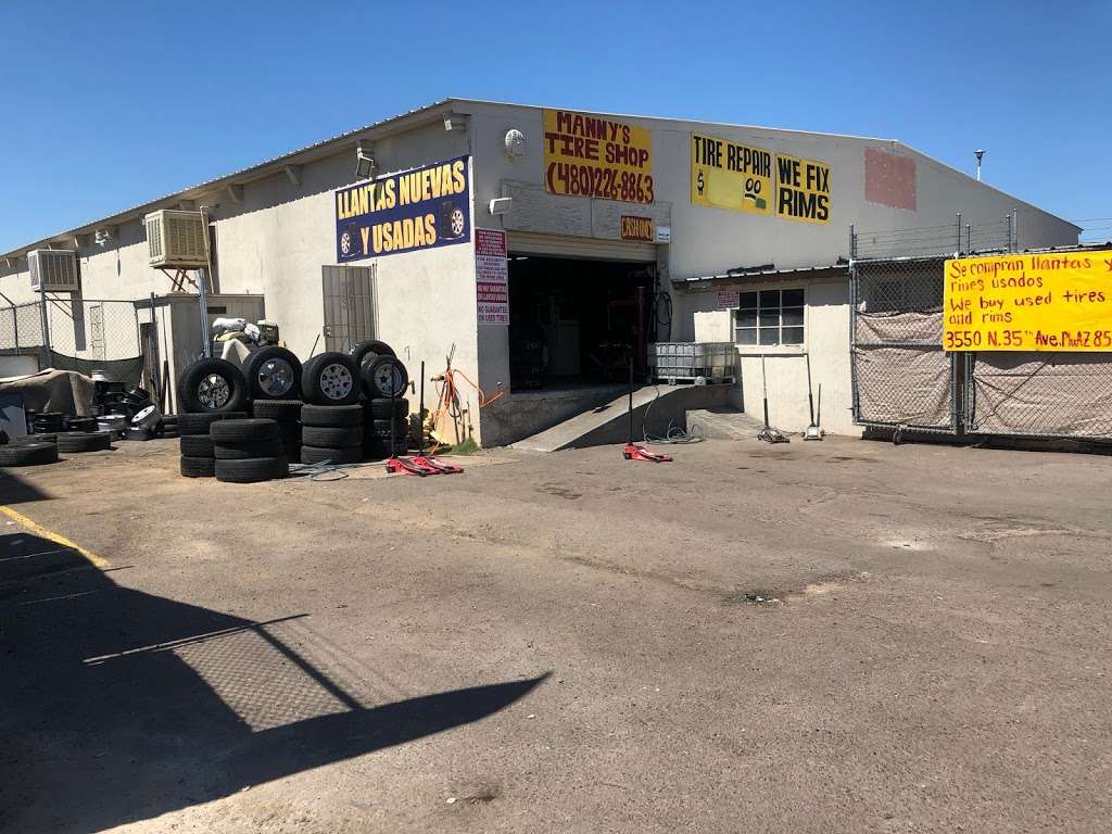 Manny’s Tire Shop | 3550 N 35th Ave, Phoenix, AZ 85017, USA | Phone: (480) 226-8863