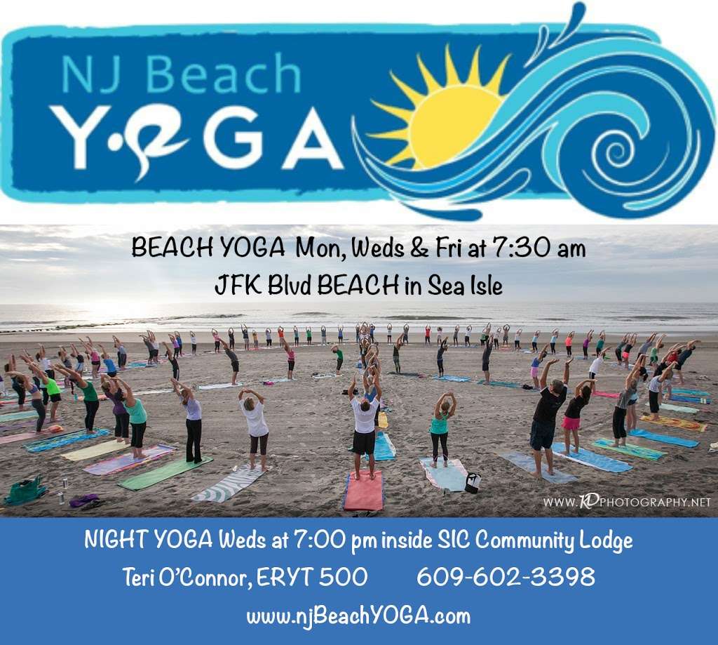 NJ Beach Yoga | 300 John F Kennedy Blvd, Sea Isle City, NJ 08243, USA | Phone: (609) 602-3398