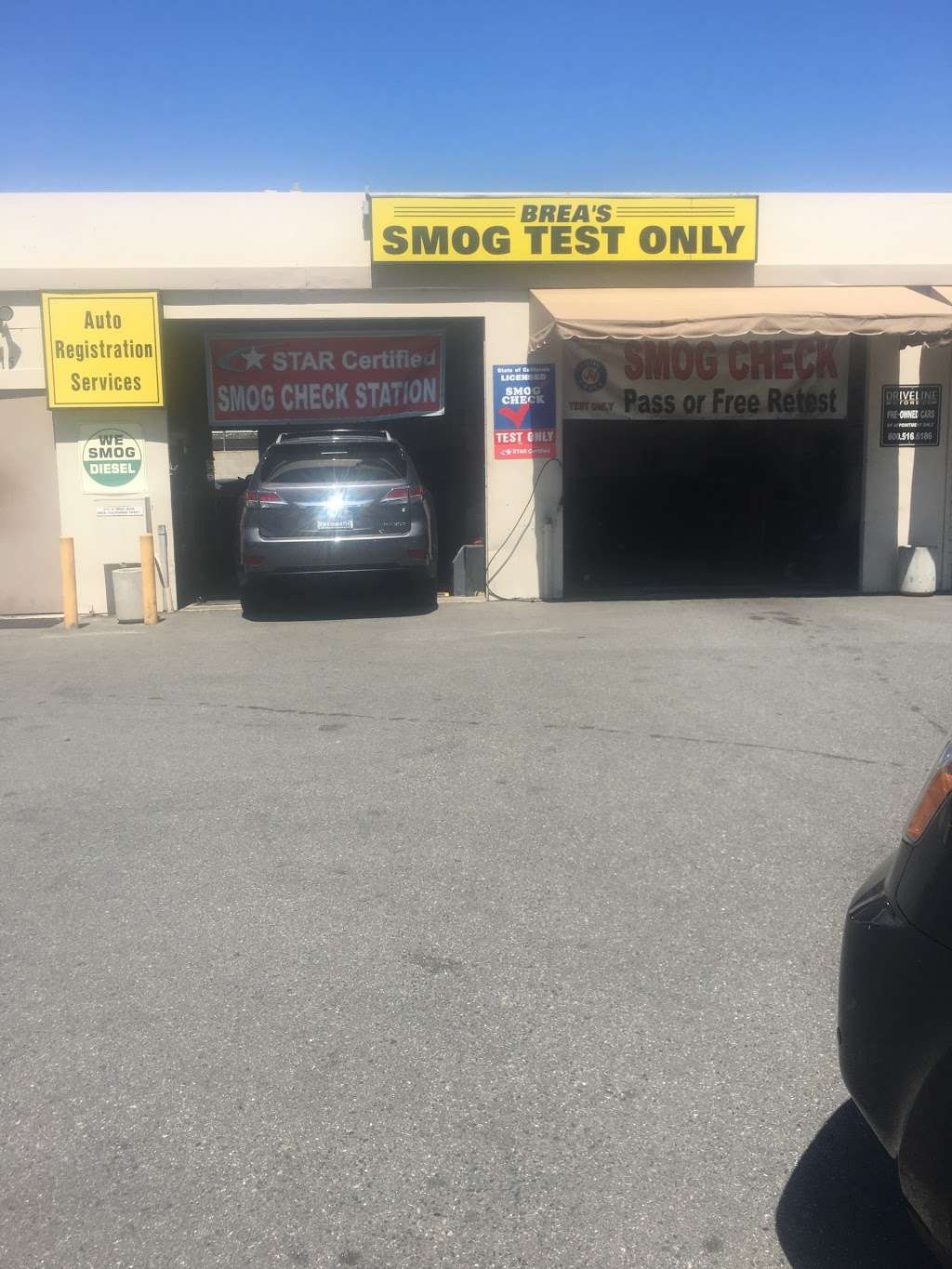 Breas Smog Test Only | 815 S Brea Blvd, Brea, CA 92821, USA | Phone: (714) 529-5400