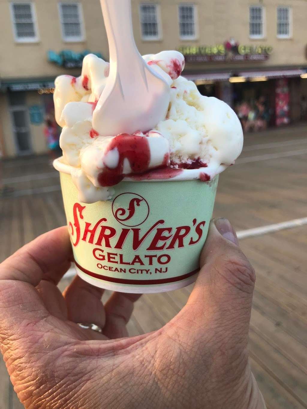 Shrivers Gelato Ice Cream | 848 Boardwalk, Ocean City, NJ 08226, USA | Phone: (609) 398-2288