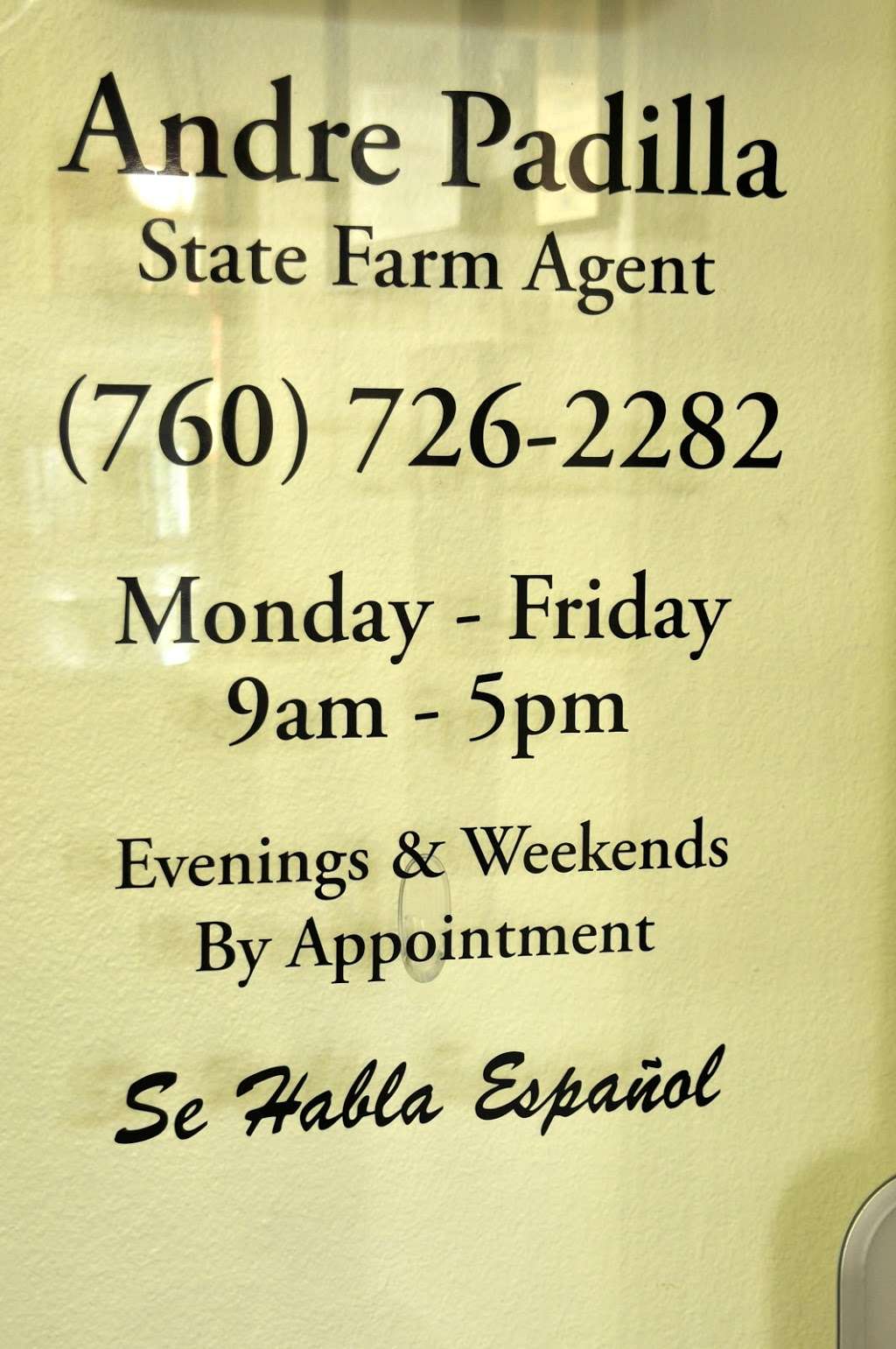 State Farm: Andre Padilla | 777 W Vista Way Building B, Vista, CA 92083, USA | Phone: (760) 726-2282