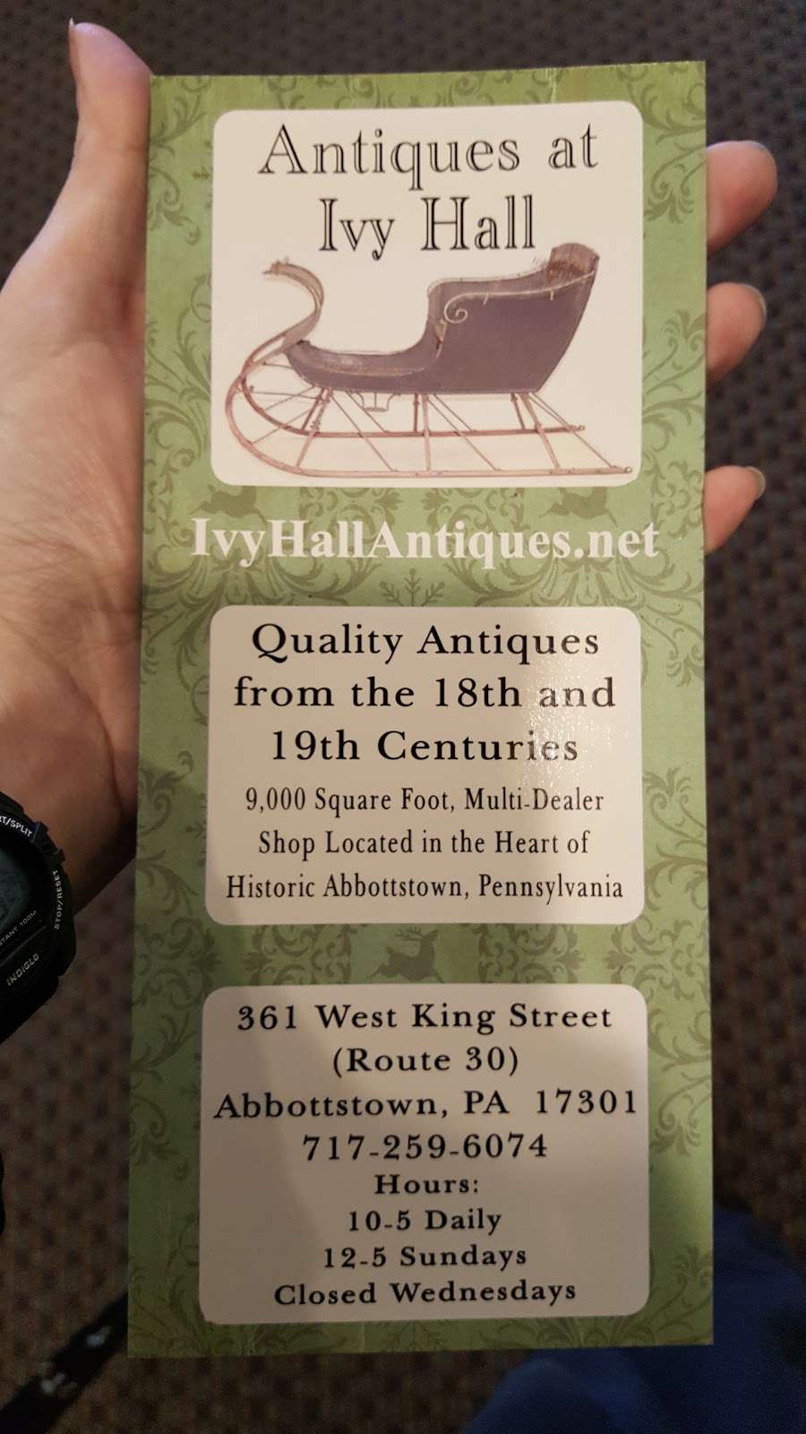 Ivy Hall Antiques | 361 W King St, Abbottstown, PA 17301, USA | Phone: (717) 259-6074