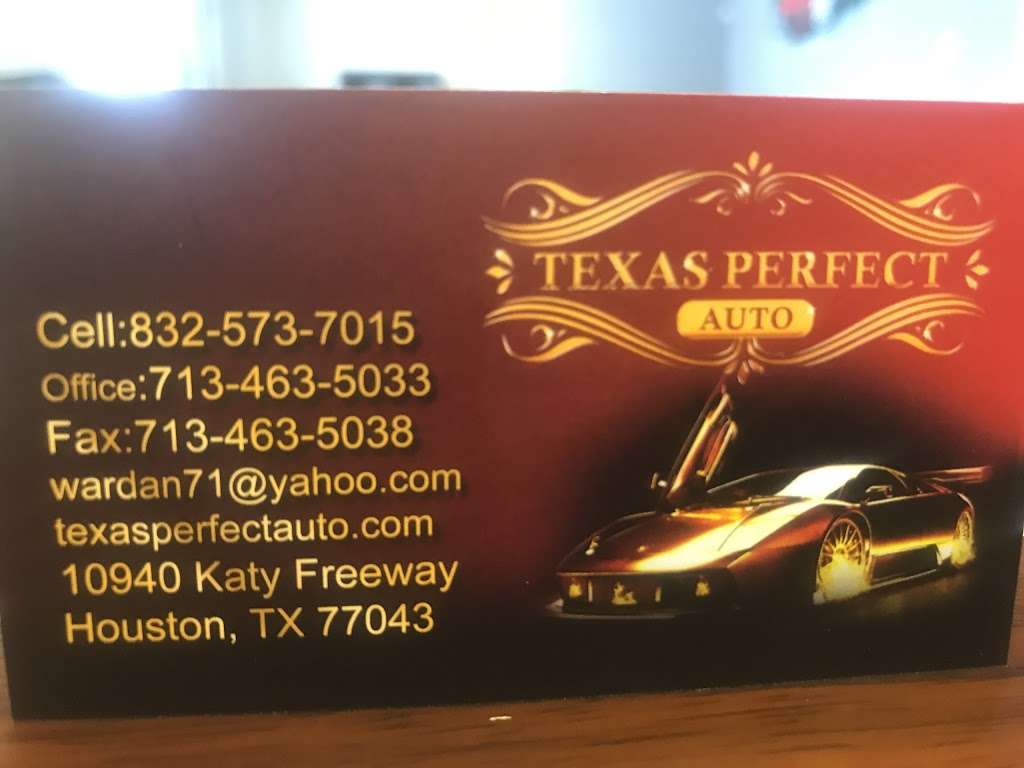 Texas perfect auto | 10940 Katy Fwy, Houston, TX 77043, USA | Phone: (832) 573-7015