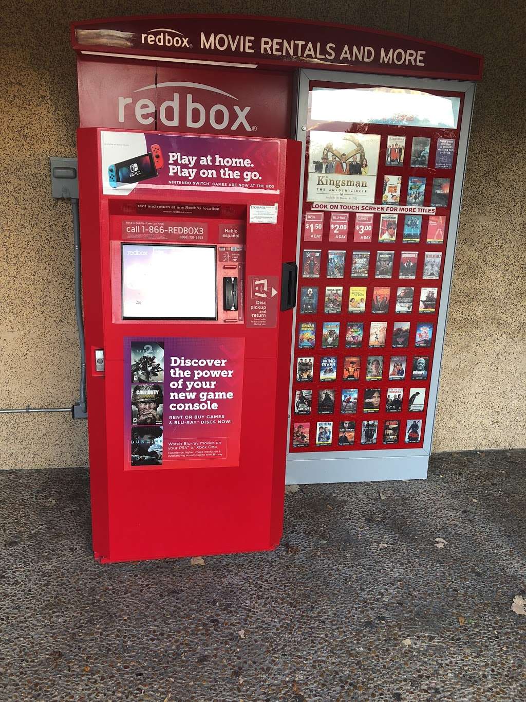 Redbox | 2180 1385, Reese, Lackland AFB, TX 78236, USA | Phone: (866) 733-2693