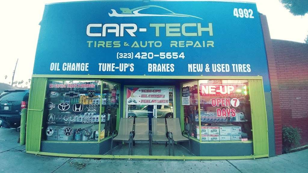 Car-Tech Tires & Auto Repair | 4992 Huntington Dr S, Los Angeles, CA 90032, USA | Phone: (323) 420-5654