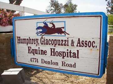 Humphrey Giacopuzzi & Associates Equine Hospital | 4774 Donlon Rd, Somis, CA 93066, USA | Phone: (805) 386-4291