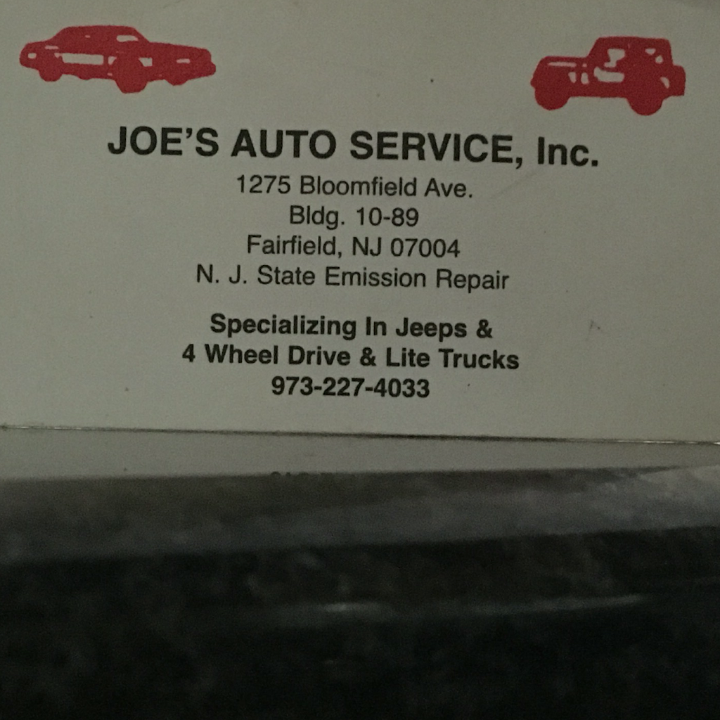 Joes Auto Services | 1275 Bloomfield Ave, Fairfield, NJ 07004, USA | Phone: (973) 227-4033
