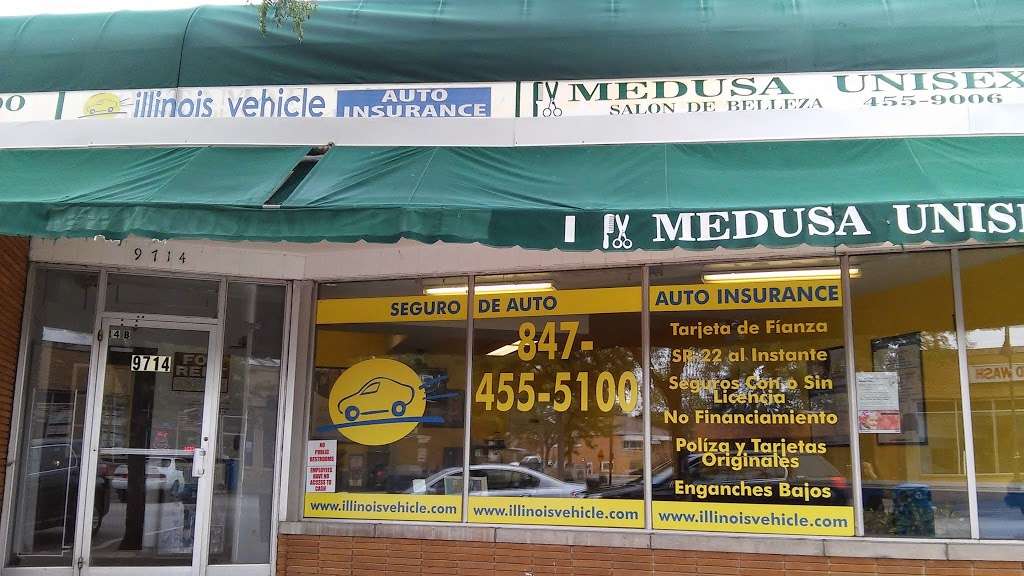 Illinois Vehicle Auto Insurance | 9714 W, Franklin Ave, Franklin Park, IL 60131, USA | Phone: (847) 455-5100