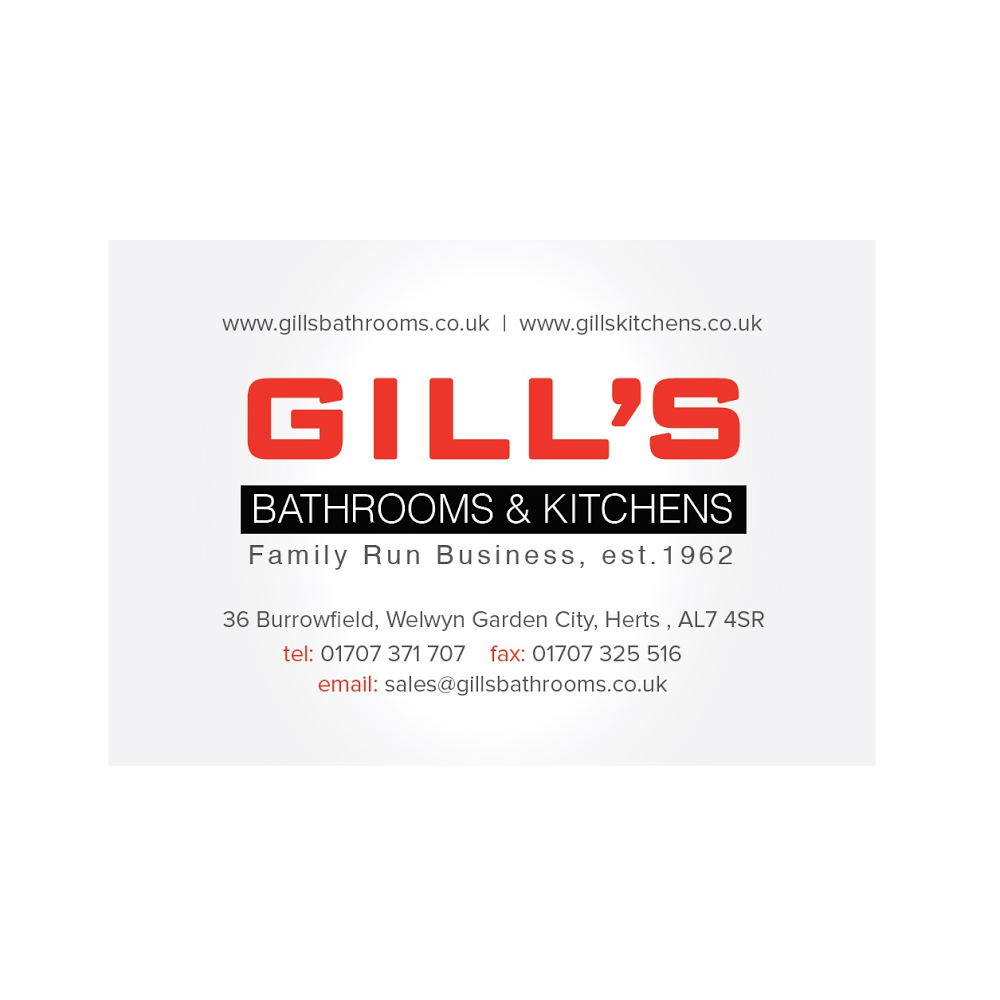 Gills Bathrooms & Kitchens | 36 Burrowfield, Welwyn, Welwyn Garden City AL7 4SR, UK | Phone: 01707 371707