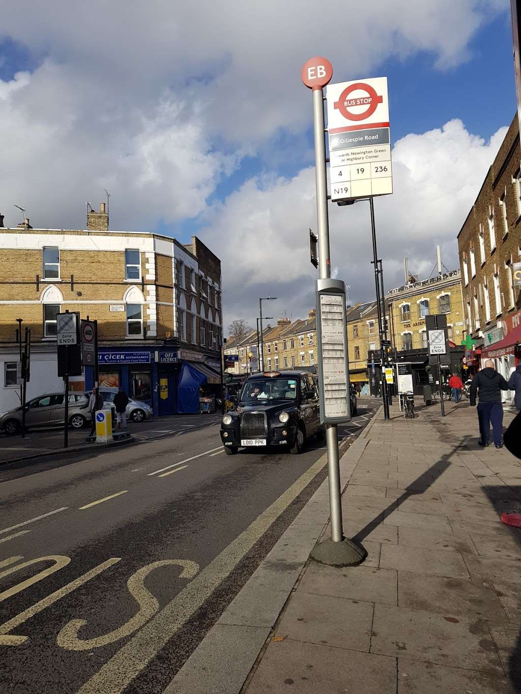 Gillespie Road (Stop EB) | Highbury East, London N5 2JS, UK